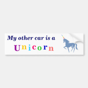 Autocollant De Voiture Adhésif pour pare-chocs de licorne