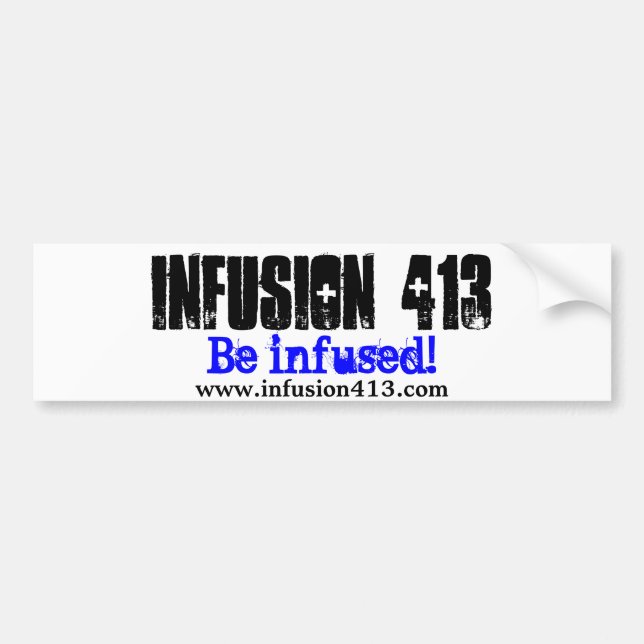 Autocollant De Voiture Adhésif pour pare-chocs de l'infusion 413 (Devant)