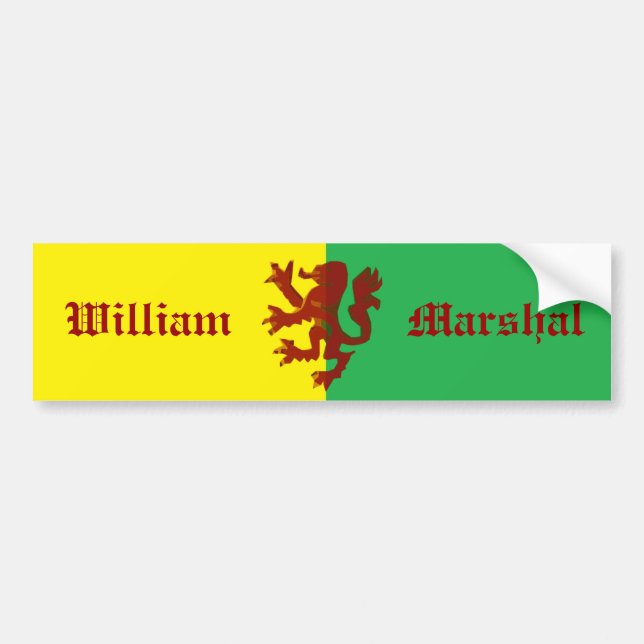 Autocollant De Voiture Adhésif pour pare-chocs de lion de maréchal de (Devant)