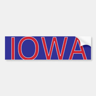 Autocollant De Voiture Adhésif pour pare-chocs de l'Iowa
