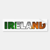 Adhésif pour pare-chocs de l'Irlande