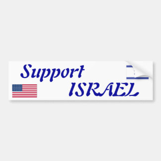 Autocollant De Voiture Adhésif pour pare-chocs de l'Israël de soutien