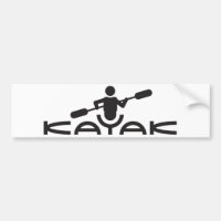 Adhésif pour pare-chocs de logo de kayak