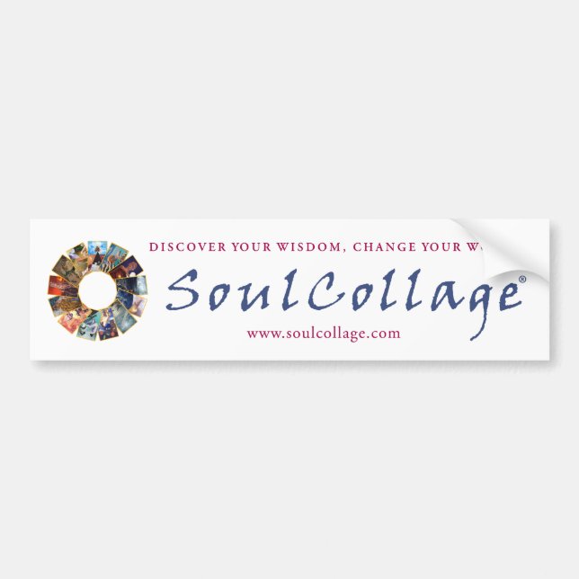 Autocollant De Voiture Adhésif pour pare-chocs de logo de SoulCollage® (Devant)