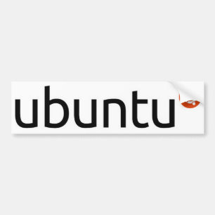 Autocollant De Voiture Adhésif pour pare-chocs de logo d'Ubuntu Linux
