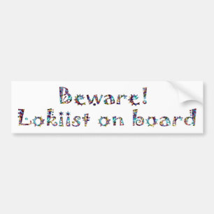 Autocollant De Voiture Adhésif pour pare-chocs de Loki