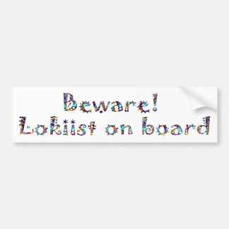 Autocollant De Voiture Adhésif pour pare-chocs de Loki