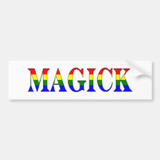 Autocollant De Voiture Adhésif pour pare-chocs de Magick