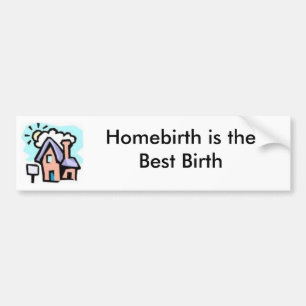 Autocollant De Voiture Adhésif pour pare-chocs de Maison-Homebirth