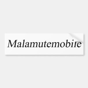 Autocollant De Voiture Adhésif pour pare-chocs de Malamute