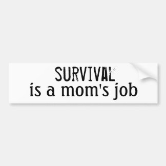 Autocollant De Voiture Adhésif pour pare-chocs de maman de survie
