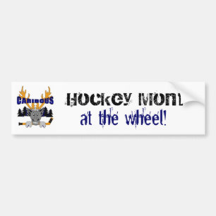 Autocollant De Voiture Adhésif pour pare-chocs de maman d'hockey de
