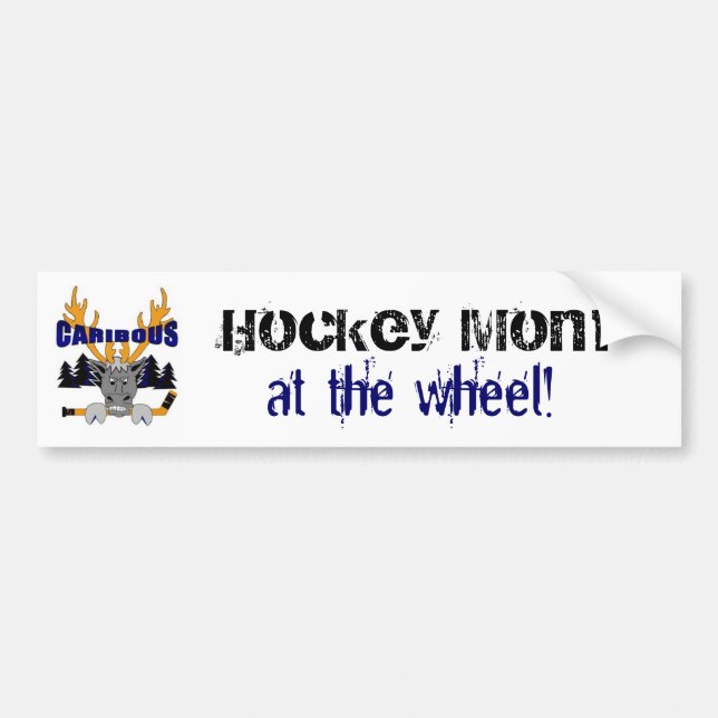 Autocollant De Voiture Adhésif pour pare-chocs de maman d'hockey de (Devant)