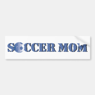 Autocollant De Voiture Adhésif pour pare-chocs de maman du football