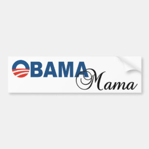 Autocollant De Voiture Adhésif pour pare-chocs de maman Logo d'Obama
