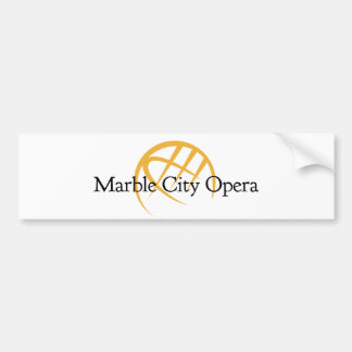 Autocollant De Voiture adhésif pour pare-chocs de marbre d'opéra de ville