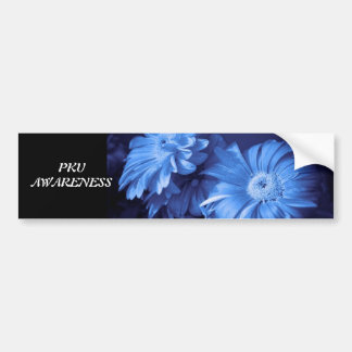 Autocollant De Voiture Adhésif pour pare-chocs de marguerite bleue