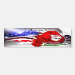 Autocollant De Voiture Adhésif pour pare-chocs de mémorial des 9/11