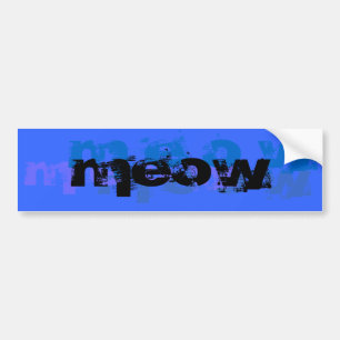 Autocollant De Voiture Adhésif pour pare-chocs de MEOW