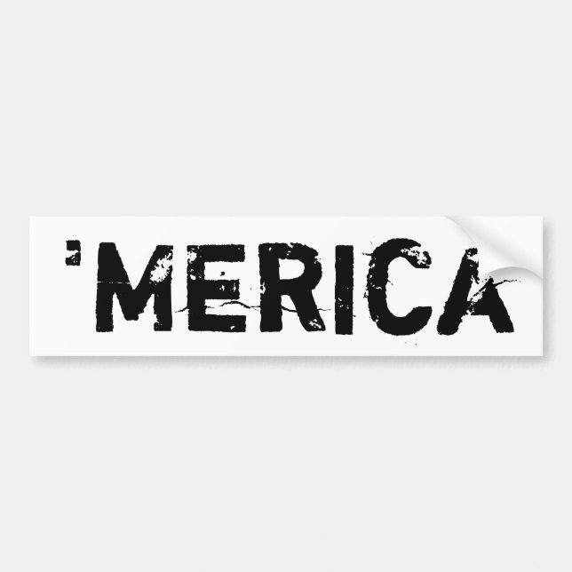 Autocollant De Voiture 'adhésif pour pare-chocs de merica (Devant)