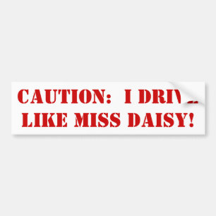 Autocollant De Voiture Adhésif pour pare-chocs de Mlle Daisy