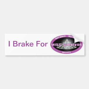 Autocollant De Voiture Adhésif pour pare-chocs de Mlle Survivor