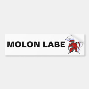 Autocollant De Voiture Adhésif pour pare-chocs de Molon Labe