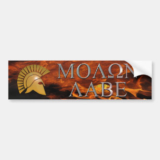 Autocollant De Voiture Adhésif pour pare-chocs de Molon Labe