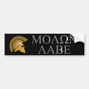 Autocollant De Voiture Adhésif pour pare-chocs de Molon Labe - choisissez