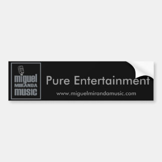 Autocollant De Voiture Adhésif pour pare-chocs de musique de Miguel