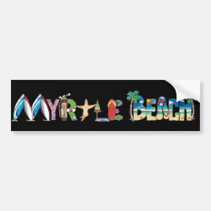 Autocollant De Voiture Adhésif pour pare-chocs de Myrtle Beach