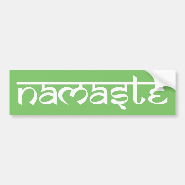 Autocollant De Voiture Adhésif pour pare-chocs de Namaste (Devant)