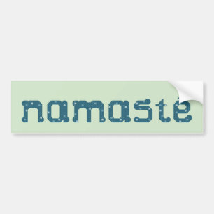 Autocollant De Voiture Adhésif pour pare-chocs de Namaste Teal