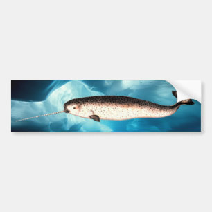 Autocollant De Voiture Adhésif pour pare-chocs de Narwhal