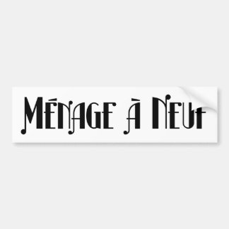 Autocollant De Voiture Adhésif pour pare-chocs de Neuf d'à de Ménage
