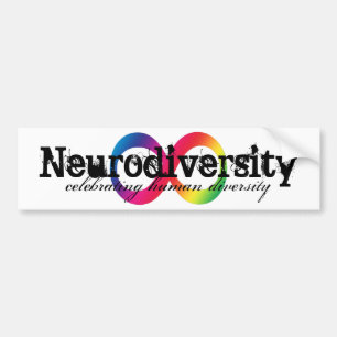 Autocollant De Voiture Adhésif pour pare-chocs de Neurodiversity