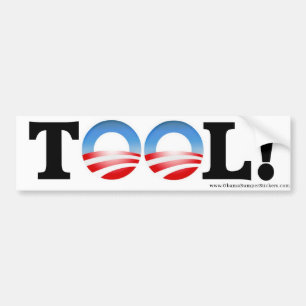 Autocollant De Voiture Adhésif pour pare-chocs de "OUTIL" d'Anti-Obama