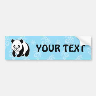 Autocollant De Voiture Adhésif pour pare-chocs de panda