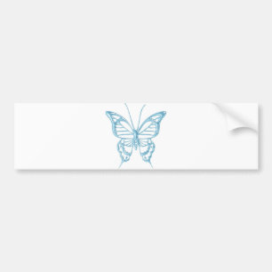 Autocollant De Voiture Adhésif pour pare-chocs de papillon de myrtille.