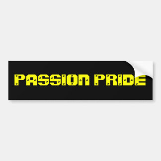 Autocollant De Voiture Adhésif pour pare-chocs de passion de Pittsburgh