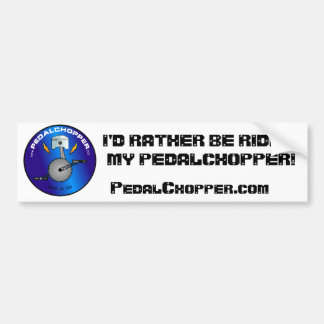 Autocollant De Voiture Adhésif pour pare-chocs de PedalChopper