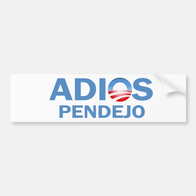 Autocollant De Voiture Adhésif pour pare-chocs de Pendejo d'Adios (Devant)