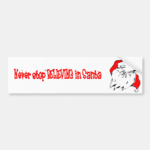 Autocollant De Voiture Adhésif pour pare-chocs de Père Noël