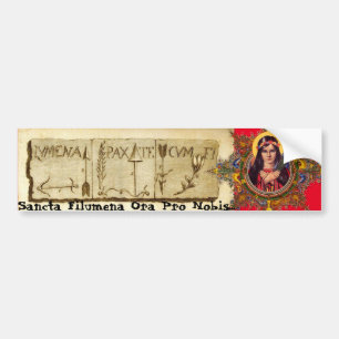 Autocollant De Voiture Adhésif pour pare-chocs de Philomena de saint