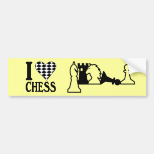 Autocollant De Voiture Adhésif pour pare-chocs de pièces d'échecs