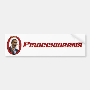 Autocollant De Voiture Adhésif pour pare-chocs de Pinocchiobama