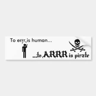 Autocollant De Voiture Adhésif pour pare-chocs de pirate