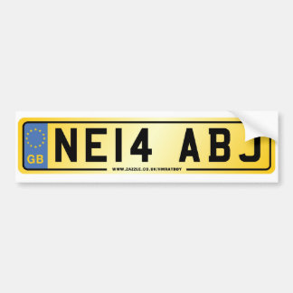 Autocollant De Voiture Adhésif pour pare-chocs de plaque minéralogique de