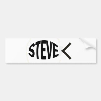 Autocollant De Voiture Adhésif pour pare-chocs de poissons de Steve