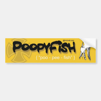 Autocollant De Voiture Adhésif pour pare-chocs de Poopyfish
